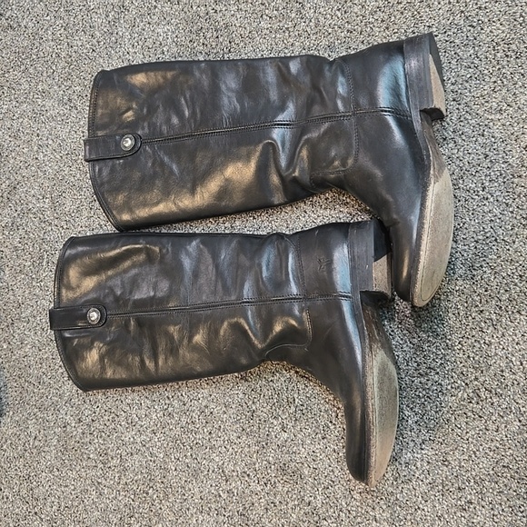 Frye Women 4001 3477167 Melissa 3 button Tall Riding Boots shoes sz 6B - Picture 13 of 14